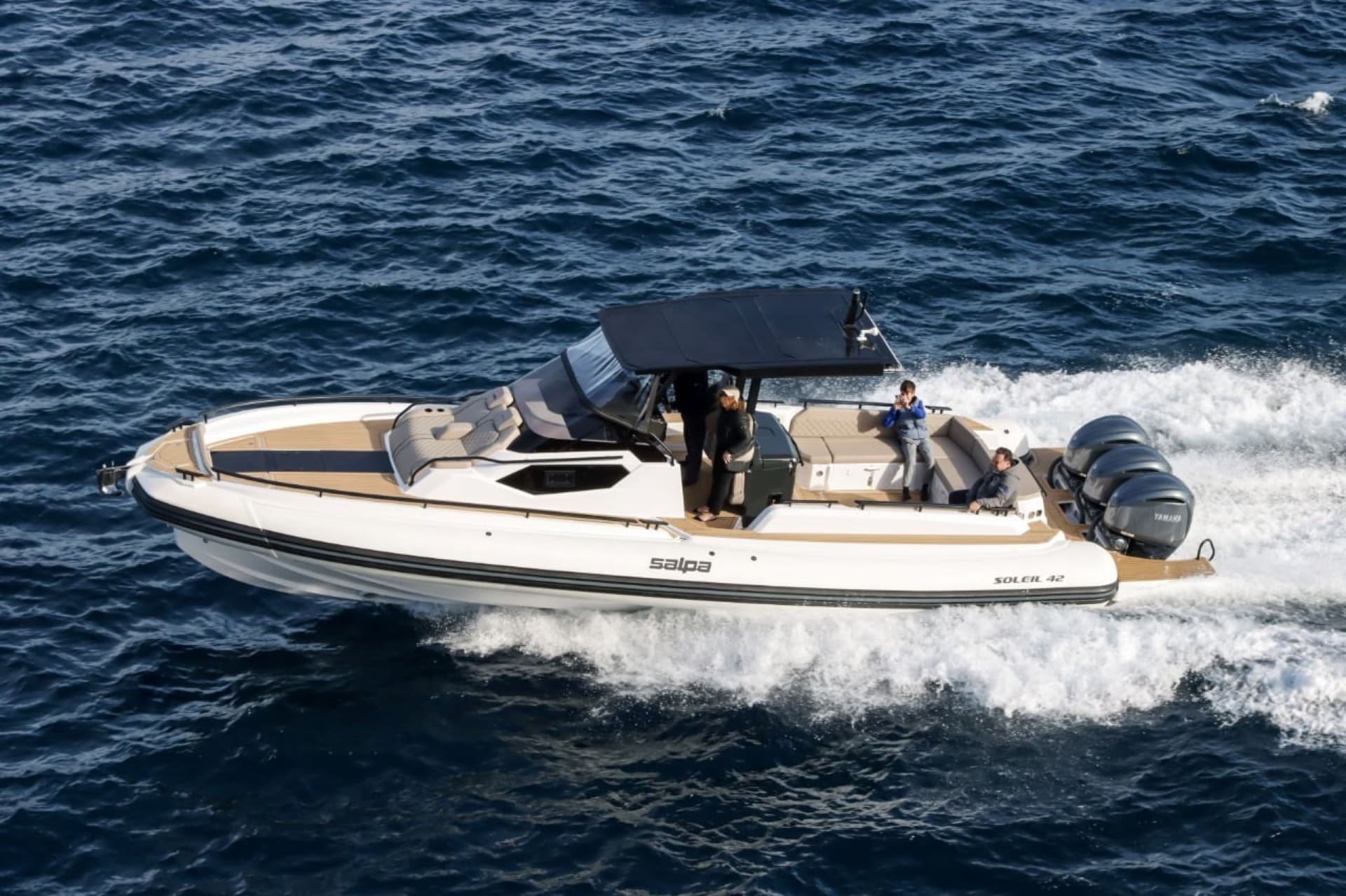Aquaholic charter fleet at Miami Beach Marina, Miami Beach, United States